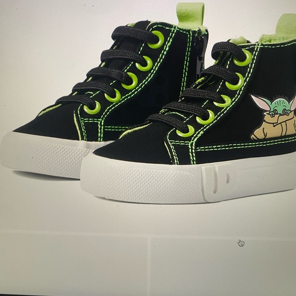 Grougu High-Top (Toddler) Size 8, Sneakers,, Girls, Black, - Picture 3 of 11